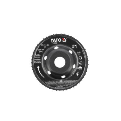 Diskas medžio frezavimui, šlifavimui 120 mm išgaubtas N1 YT-59180 YATO