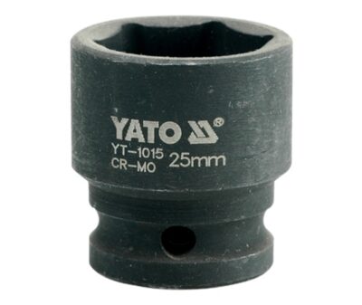 Galvutė šešiakampė smūginė 1/2" 25 mm YT-1015 YATO