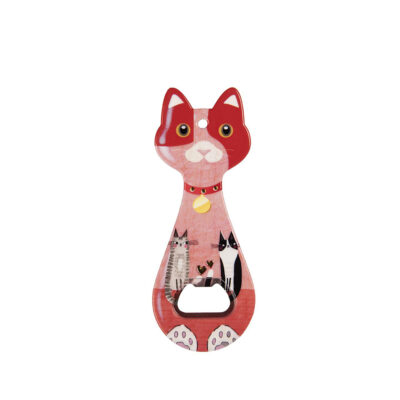 Butelio atidarytuvas keramikinis Katinas 5x14x1 cm Clayre