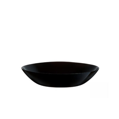 Lėkštė stiklinė sriubai juodos spalvos D20x4,5 cm ZELIE Luminarc 00509