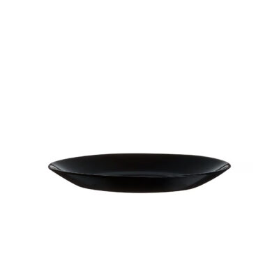 Lėkštė stiklinė juodos spalvos D18 cm ZELIE Luminarc 00510