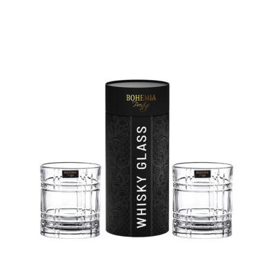 Taurės viskiui 2 vnt. dėžutėje Bohemia 340 ml 173068