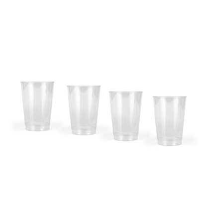 Stiklinės plastikinės 4 vnt 380 ml daugkartinės Algon BA01054276804
