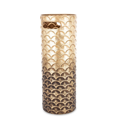 Skėčių stovas metalinis aukso sp. 55x20x20 cm 176381