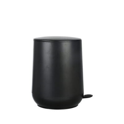 Šiukšliadėžė 5 l 23,5x26x29 cm plastikinė juoda Fjord Estia 02-19945