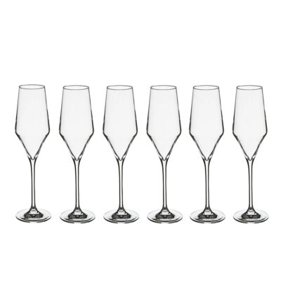 Taurės šampanui 220 ml 6 vnt komplekt. Secret de Gourmet 154731