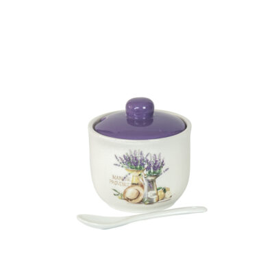 Cukrinė su šaukšteliu 300 ml keramikinė 8445393446158