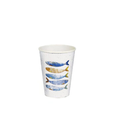 Puodeliai popieriniai vienkartiniai 330ml 8vnt PEIXE Algon BA01054078085