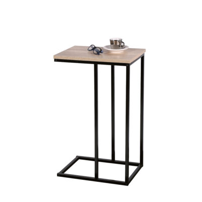 Staliukas Side 40x30x66 cm juodas, medis Urban Living 151342
