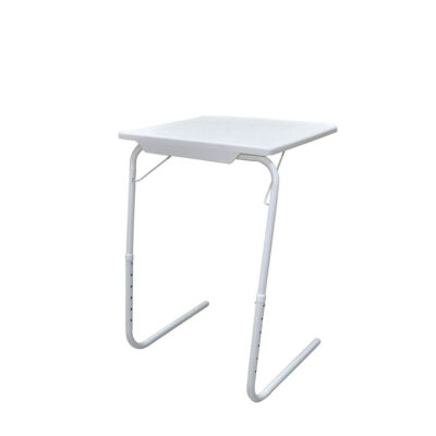 Stalas daugiafunkcinis, sulankstomas reguliuojamas 73x52x40  cm baltas 15127
