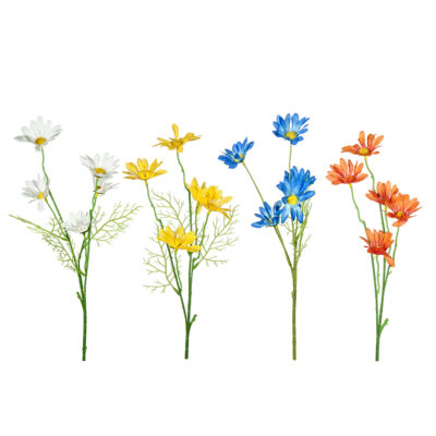 Dekoratyvinė gėlių puokštė Ramunės 50 cm (mix) 50927