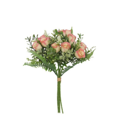 Dekoratyvinė gėlių puokštė Rožės 22x33 cm 8445393222400