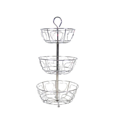 Vaisinė metalinė 3 aukštų D26x26x51 cm 8430540606462
