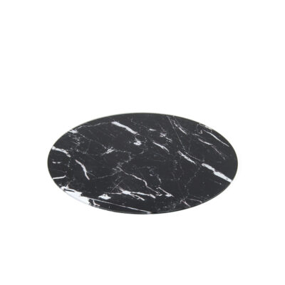 Padėklas stiklinis juodo marmuro spl. 30x30 cm 177627