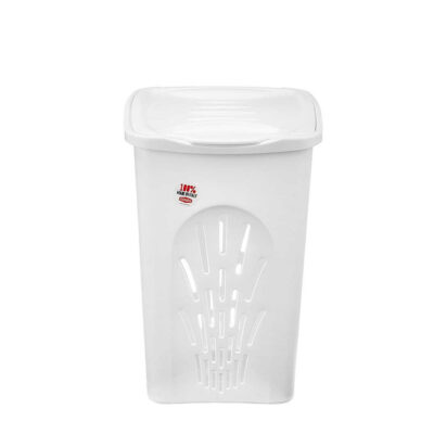 Dėžė skalbiniams Primavera 50 l 37x37x56 cm balta 70130 Italija STEFANPLAST