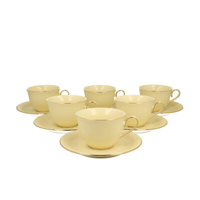 Puodeliai porcelianiniai 6 vnt. Vesper 290 ml DUO