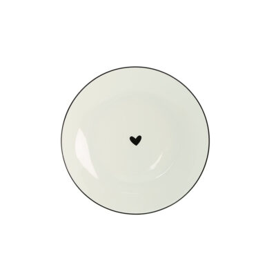 Lėkštė desertinė D20 cm porcelianinė Širdelės Clayre