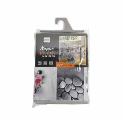 Staltiesė 140x300 cm PVC pilkų atspalvių PERSANE douceur d'intérieur