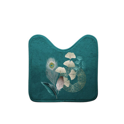Tualeto kilimėlis 45x45 cm mikropluoštas GINKOBLUE douceur d'intérieur