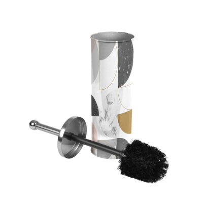 Šepetys klozeto su dėklu D9,5xH37cm metalinis GEOMARBRE douceur d'intérieur