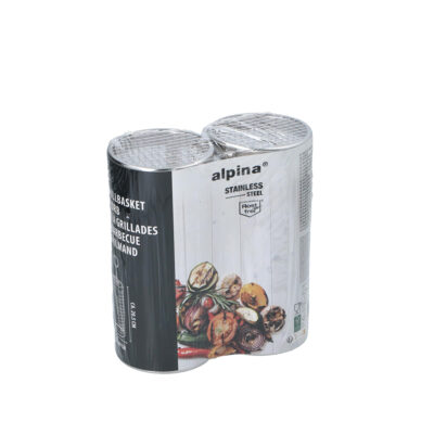 Krepšeliai daržovių kepimui 2 vnt. D90x200 mm BBQ ALPINA 871125229070