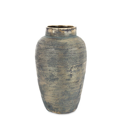 Vaza keramikinė bronzos spl. 38x22x22 cm 171370