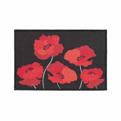 Kilimėlis durų poliamidinis 40x60 cm COQUELICOTS douceur d'intérieur