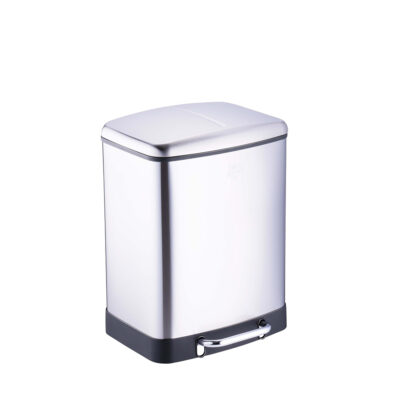Šiukšliadėžė metalinė su pedalu 2x12 L 37x34,3x50,3 cm SOFT CLOSE Dirt Devil