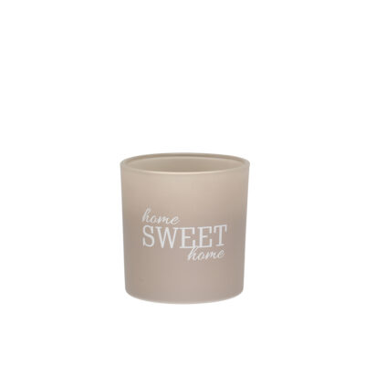 Žvakė stikliniame indelyje 300 g D10xH10 cm kvepianti Home sweet home 600878