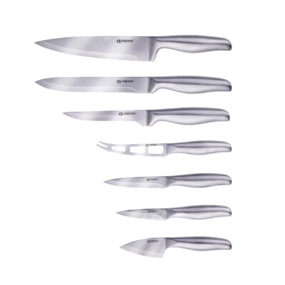 Peilių rinkinys 7 vnt. 34.5/35/29.5/23.5/22/20/19 cm ALPINA 871125226842