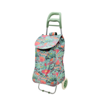 Krepšys pirkiniams su ratukais 35,5x22x96 cm 36 l Lux Floral Estia 04-3357