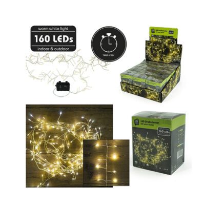 Girlianda 160 LED (tinka viduje ir lauke) EcoLed 15045 KLD