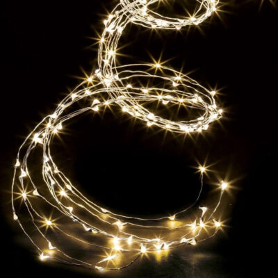 Girlianda 400 LED 2 m šilta balta spalva Feeric 877857G