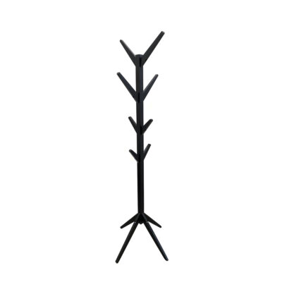 Kabykla stovas drabužiams 45x178x45 cm medinė juoda Home Deco HD6191