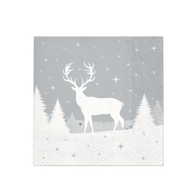Servetėlės popierinės Elnias miške 33x33 cm 20 vnt. 54860 KLD