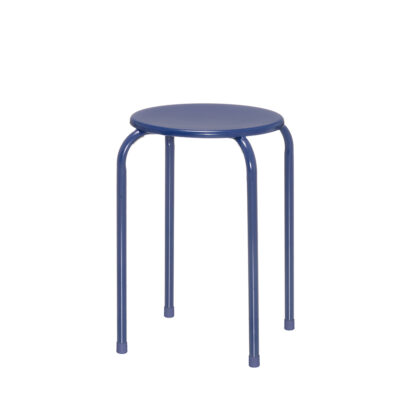 Kėdė-taburetė metalinė D29,5xH44 cm mėlyna sp. 4Living 643488