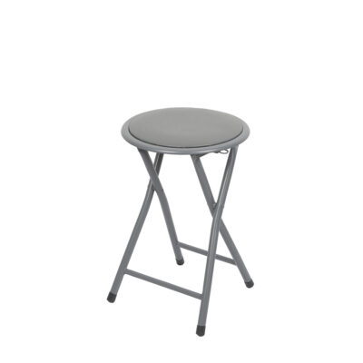 Kėdė-taburetė sulankstoma D30xH45 cm pilka sp. Urban Living 224738