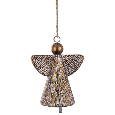 Varpelis metalinis pakabinamas Angelas 172928 44x21x14 cm kld