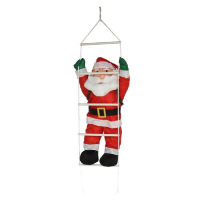 Dekoracija Kalėdų senis su kopėčiom 90 cm (atsparus drėgmei) 8430540650113 kld