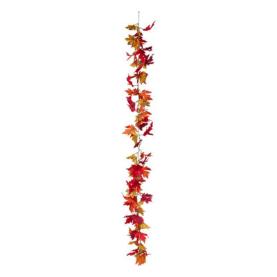 Dekoratyvinė girlianda rudeniniai lapai 18x18x180 cm Atmosphera 210177