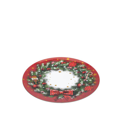 Polėkštė plastikinė Vainikėlis D33xH1,3 cm Atmosphera 183352 KLD