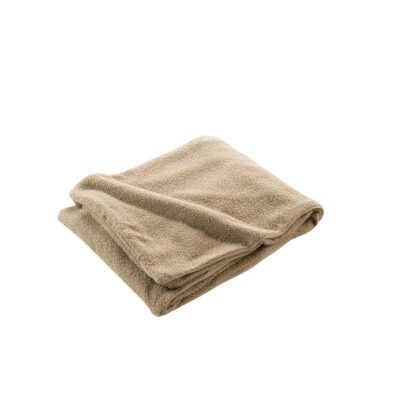 Pledas 125x150 cm kreminis, poliesteris WOOLY douceur d'intérieur