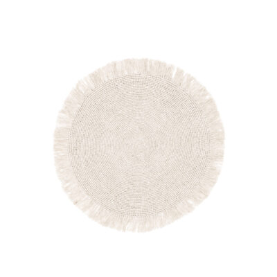 Kilimas D160 cm 100% vilna, baltos spalvos Fanni K 613258
