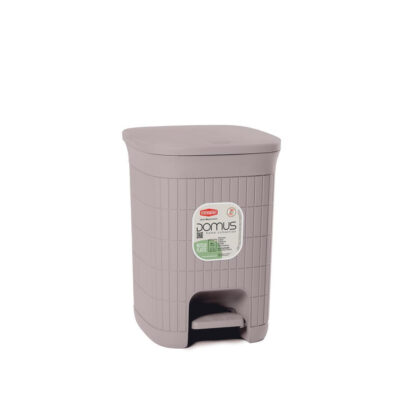 Šiukšliadėžė su pedalu 20 l 31x27x38 cm rusva DOMUS 90301 Stefanplast