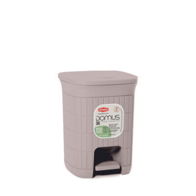 Šiukšliadėžė su pedalu  6 l 20,5x20,5x25 cm rusva DOMUS 90401 Stefanplast