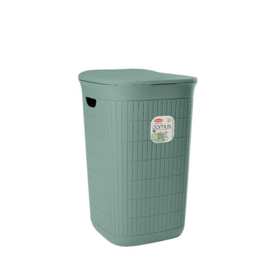Dėžė skalbiniams Domus 50 l 37x36x56 cm žalsva 90202 Italija STEFANPLAST