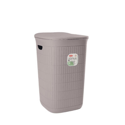 Dėžė skalbiniams Domus 50 l 37x36x56 cm rusva 90201 Italija STEFANPLAST