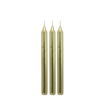Žvakė aukso sp. 3 vnt. 24 cm 8430540261036