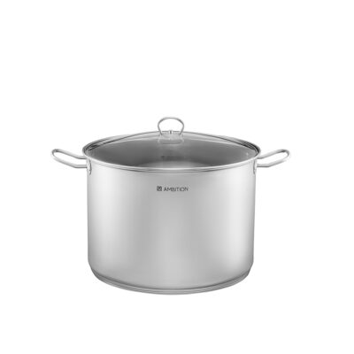 Puodas su stikliniu dangčiu D36 cm 25 l ACERO Ambition 44463