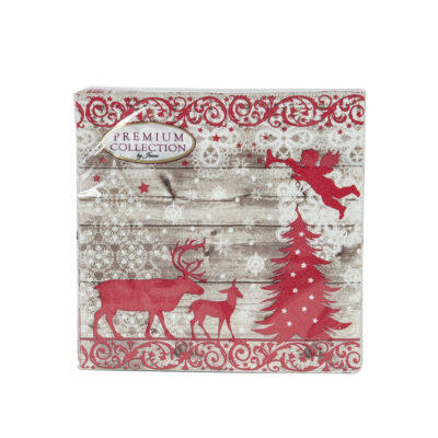 Servetėlės popierinės Elnias miške 33x33 cm 20 vnt 55280 KLD